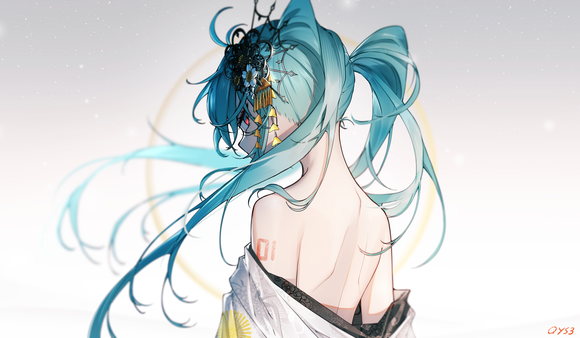 #ԪС#  ˫βδ MIKU廭ؼ һ-1.jpg