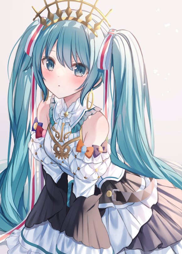 #ԪС#  ˫βδ MIKU廭ؼ һ-1.jpg