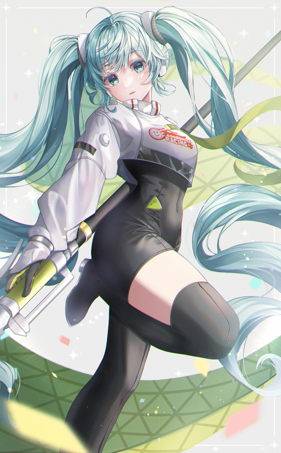 #ԪС#  ˫βδ MIKU廭ؼ һ-1.jpg