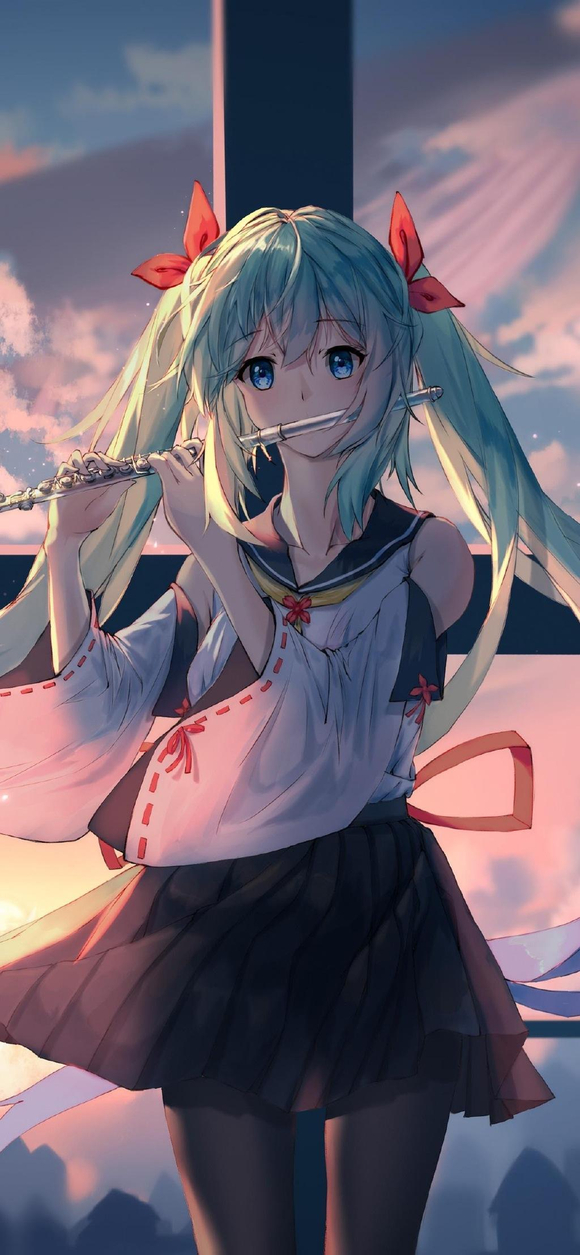 #ԪС#  ˫βδ MIKU廭ؼ һ-1.jpg