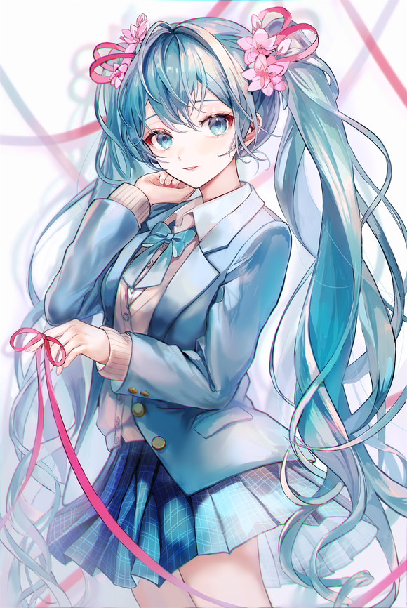 #ԪС#  ˫βδ MIKU廭ؼ һ-1.jpg