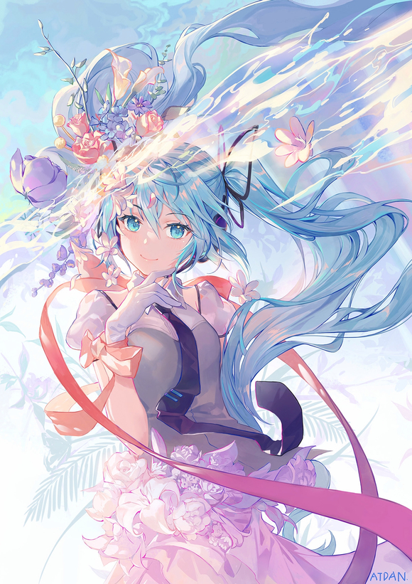 #ԪС#  ˫βδ MIKU廭ؼ һ-6.jpg