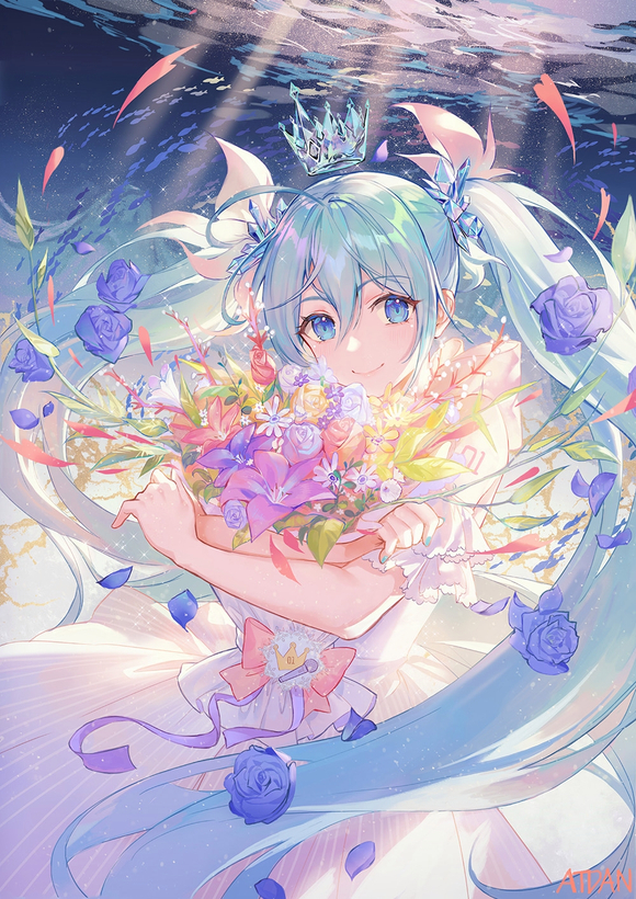 #ԪС#  ˫βδ MIKU廭ؼ һ-5.jpg