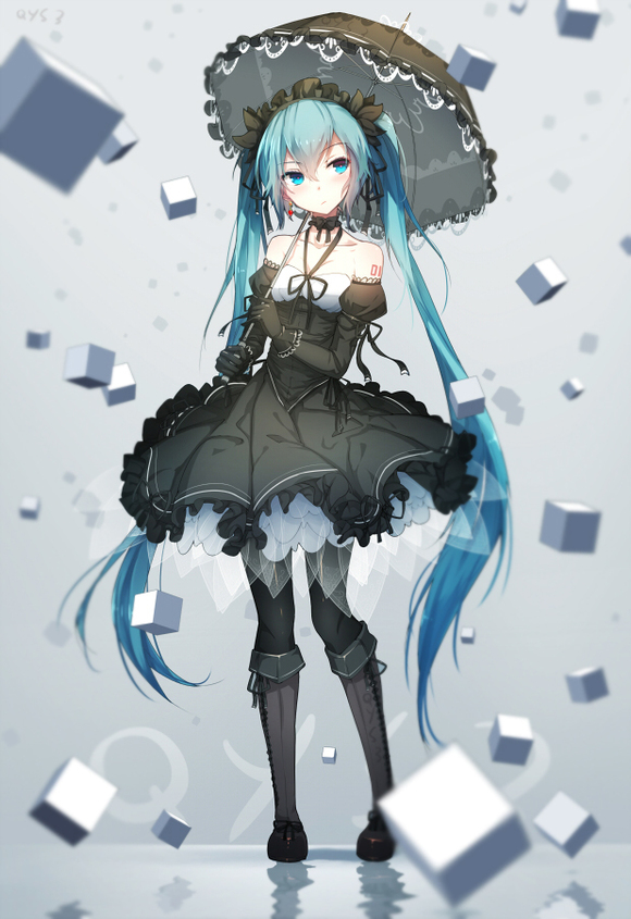 #ԪС#  ˫βδ MIKU廭ؼ һ-8.jpg