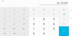 打出括号输入0.54即可