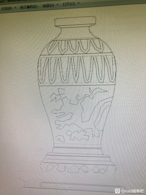cadӵ򵥲廭,ƽͼֽ,һҵ-2.jpg
