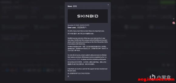 CS2Ƥ������ƽ̨SkinBid�������Ʋ����û�������һ������ȡ���